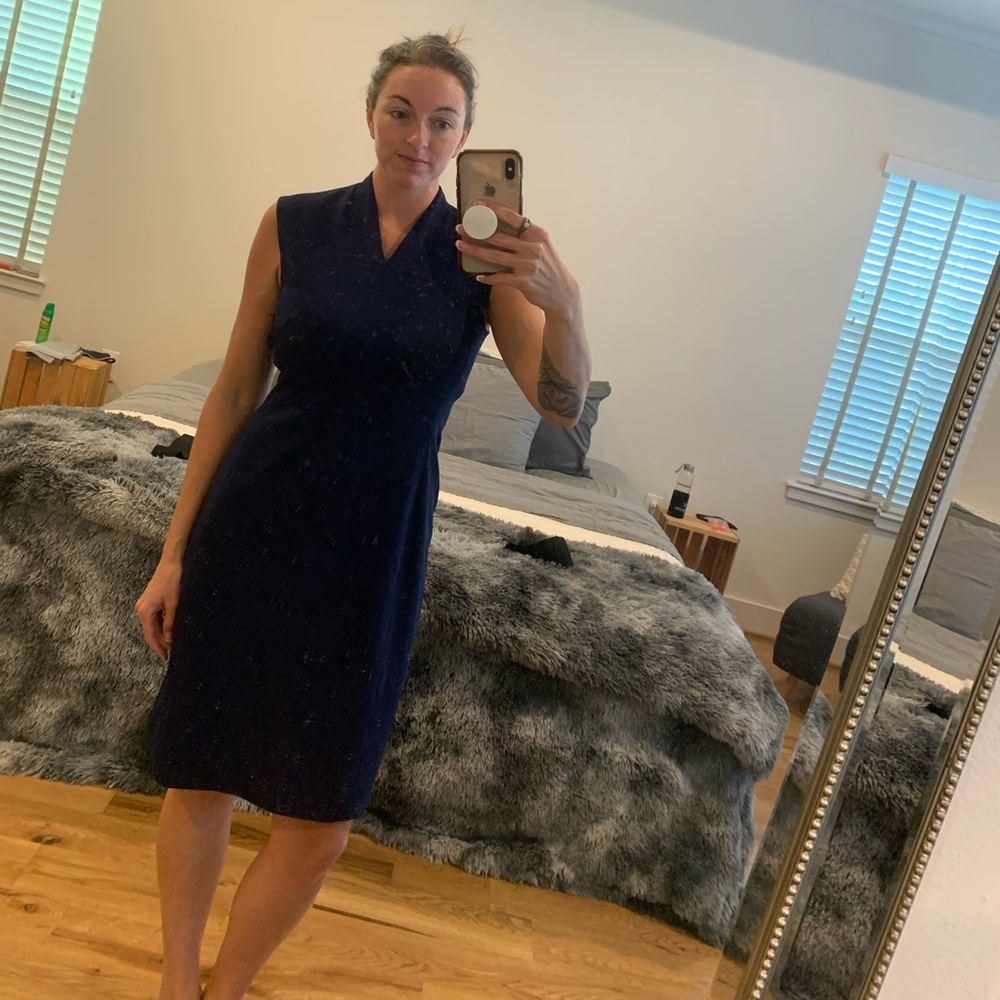 Perfect dress for a day to night look. The fit is soft and smooth.